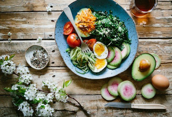 Fresh vegetables and healthy meal